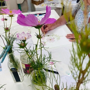 Summer Flowers in Pen and Watercolour with Karen Green - 5th August 2024
